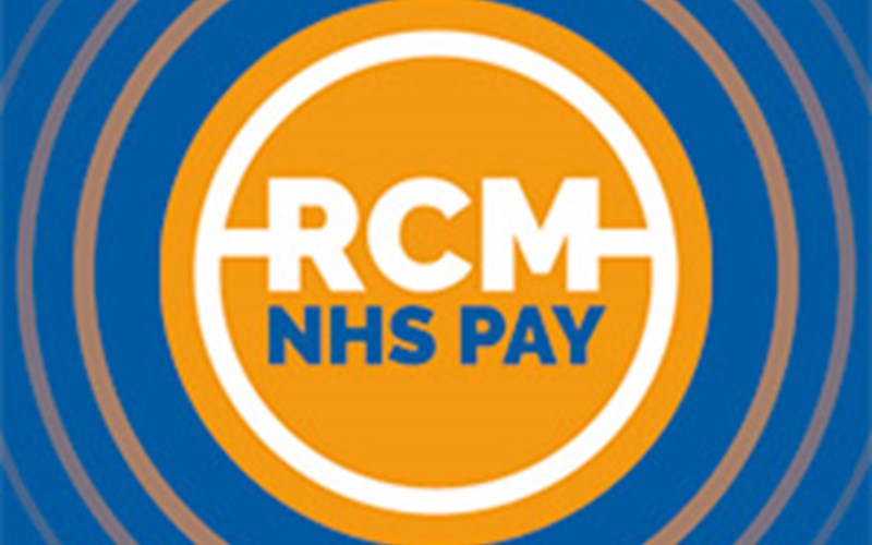 RCM NHS pay logo 