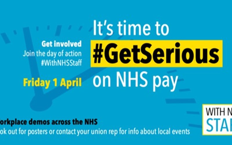 Calling all RCM Activists to support 1 April action on pay