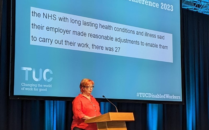 RCM calls for better support for disabled NHS staff in TUC motion